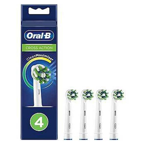 Oral-b CrossAction børstehoveder 4 pak. 
