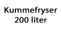 Kummefryser 200 liter