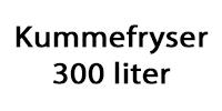 Kummefryser 300 liter