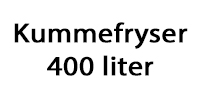 Kummefryser 400 liter