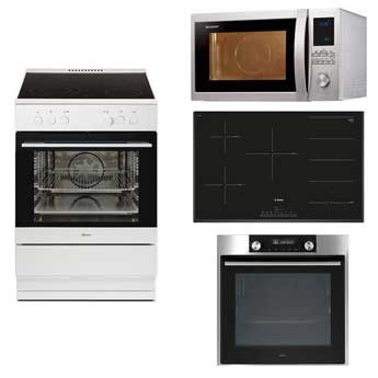 Hvidevarer OVN,KOMFUR OG KOGEPLADE